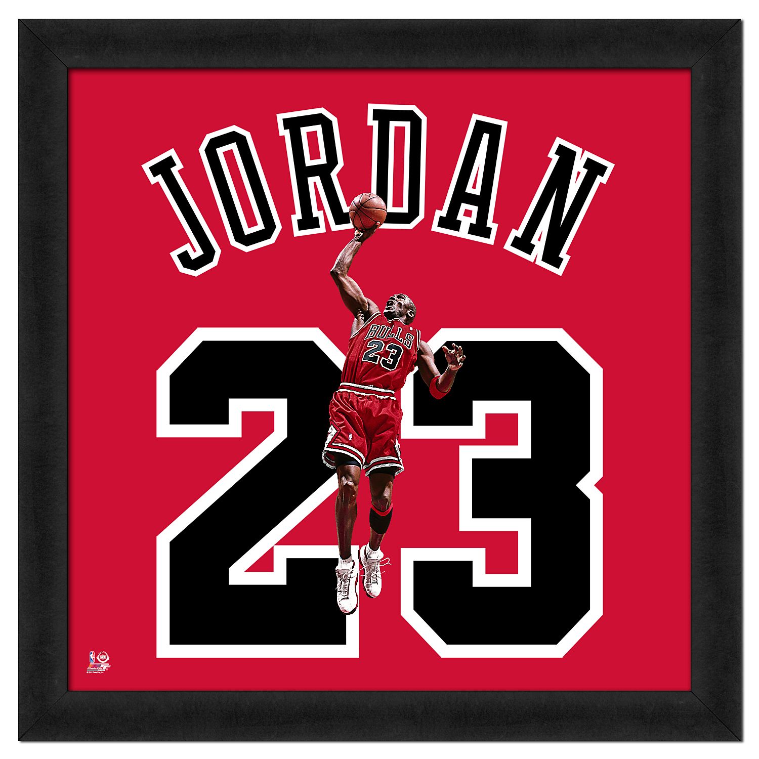 michael jordan framed jersey