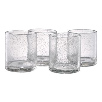 Artland Iris 4 pc Double Old-Fashioned Glass Set