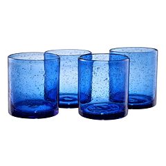 Mikasa Cal Blue Ombre Highball Glasses Set of 4