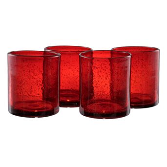 Artland Iris 4 pc Double Old-Fashioned Glass Set