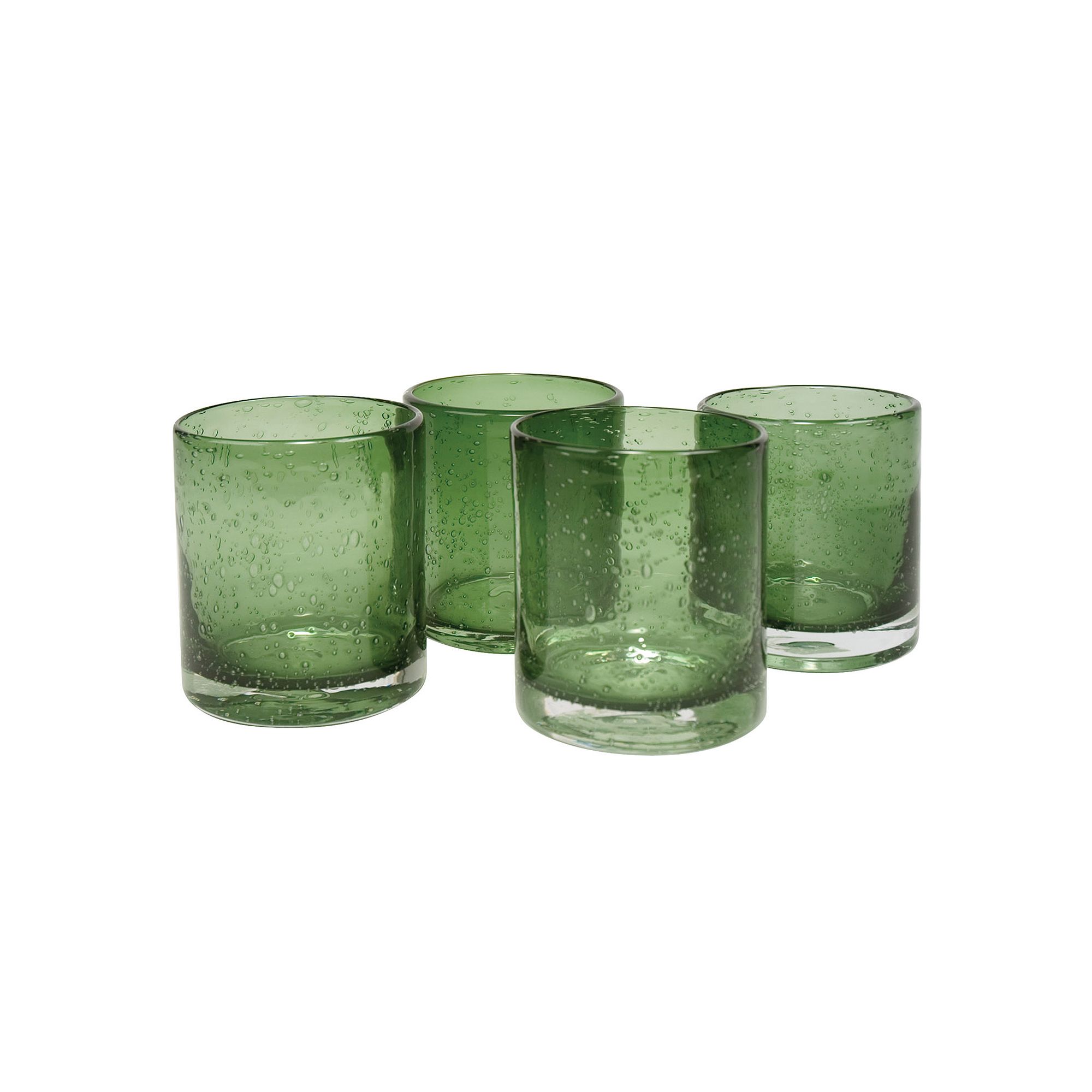 Artland Iris 4-pc. Double Old-Fashioned Glass Set, Green