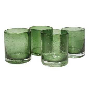 Artland Iris 4 pc Double Old-Fashioned Glass Set