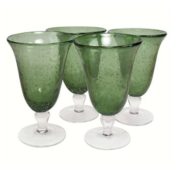 Artland Iris 4 pc Footed Iced Tea Glass Set