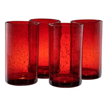 Artland Iris 4 pc Highball Glass Set