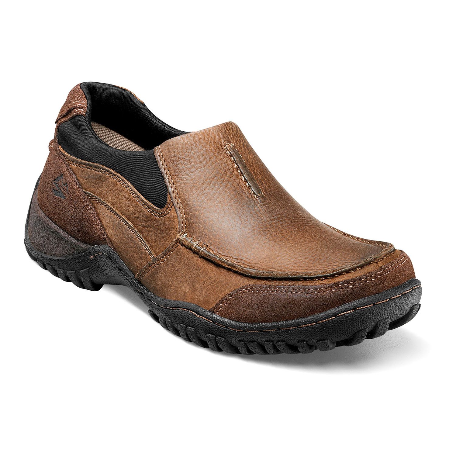 Portage Men's Moc-Toe Casual Slip-On Shoes