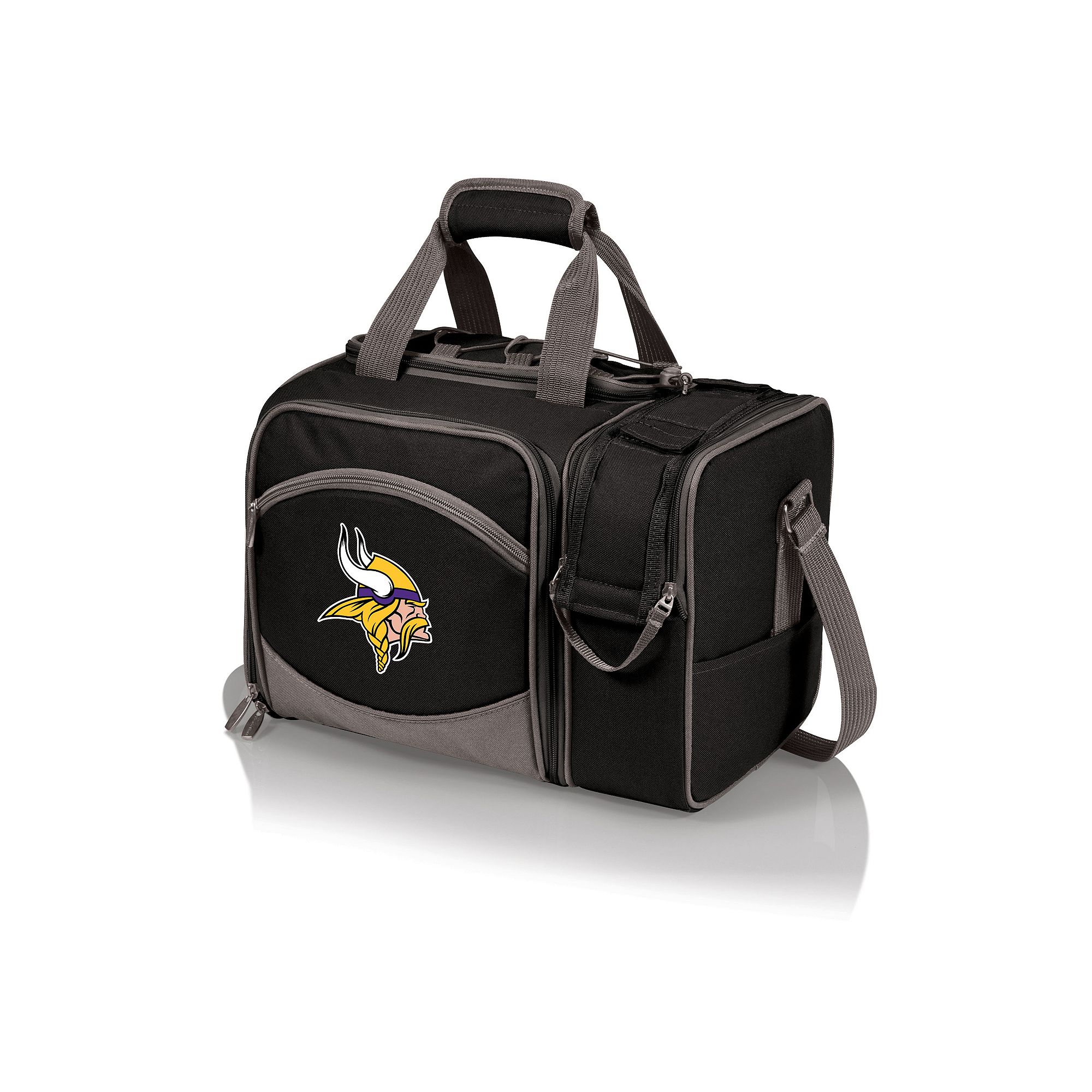 Picnic Time Minnesota Vikings Malibu Insulated Picnic Cooler, Black