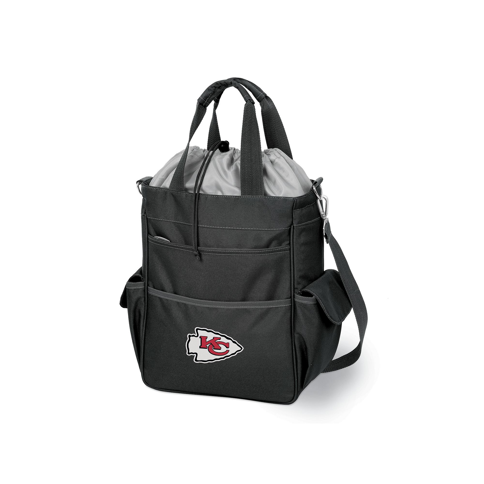 Picnic Time Kansas City Chiefs Activo Insulated Lunch Cooler, Black