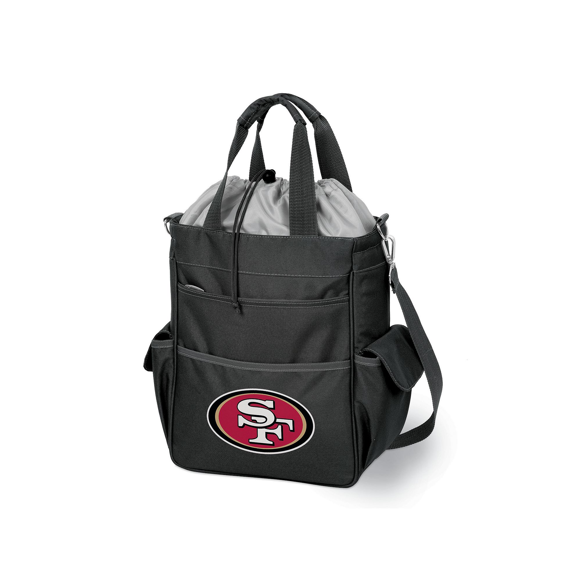 Picnic Time San Francisco 49ers Activo Insulated Lunch Cooler, Black
