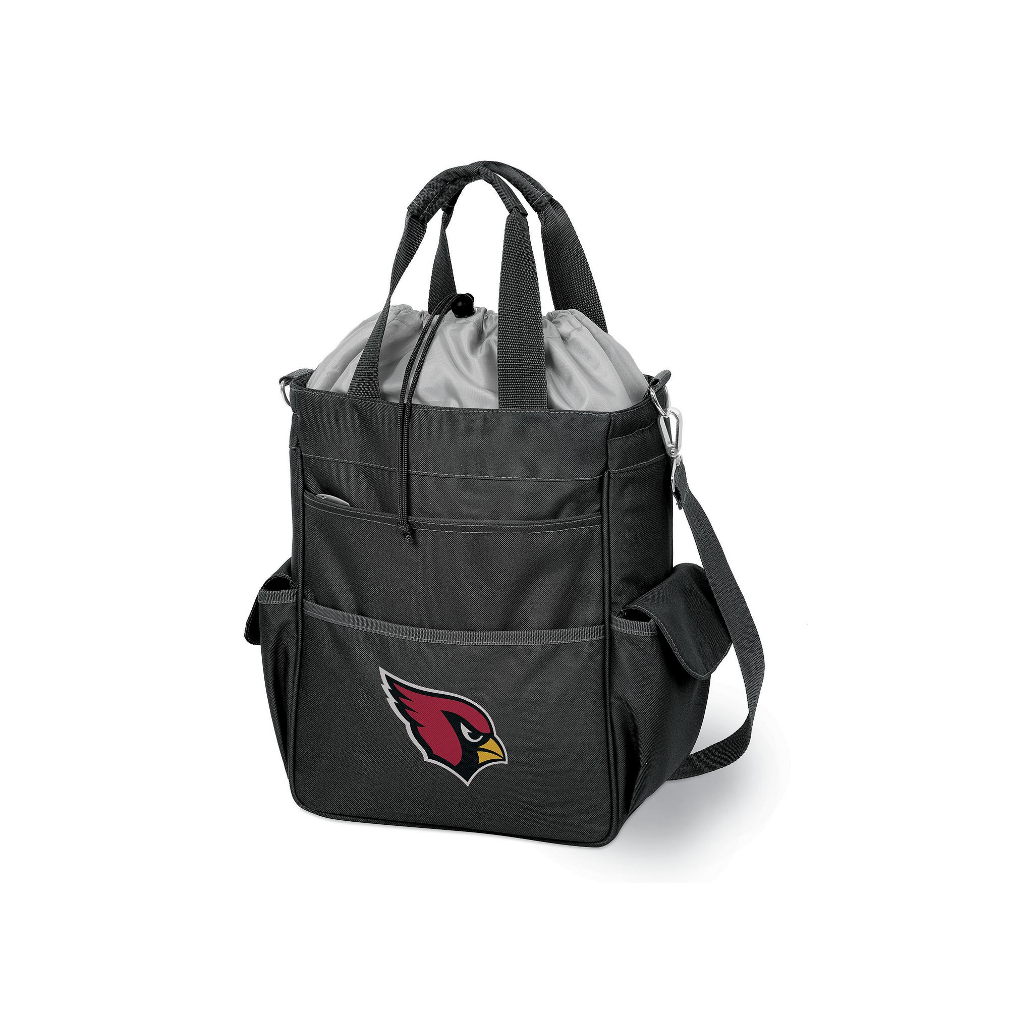 Picnic Time Arizona Cardinals Activo Insulated Lunch Cooler, Black