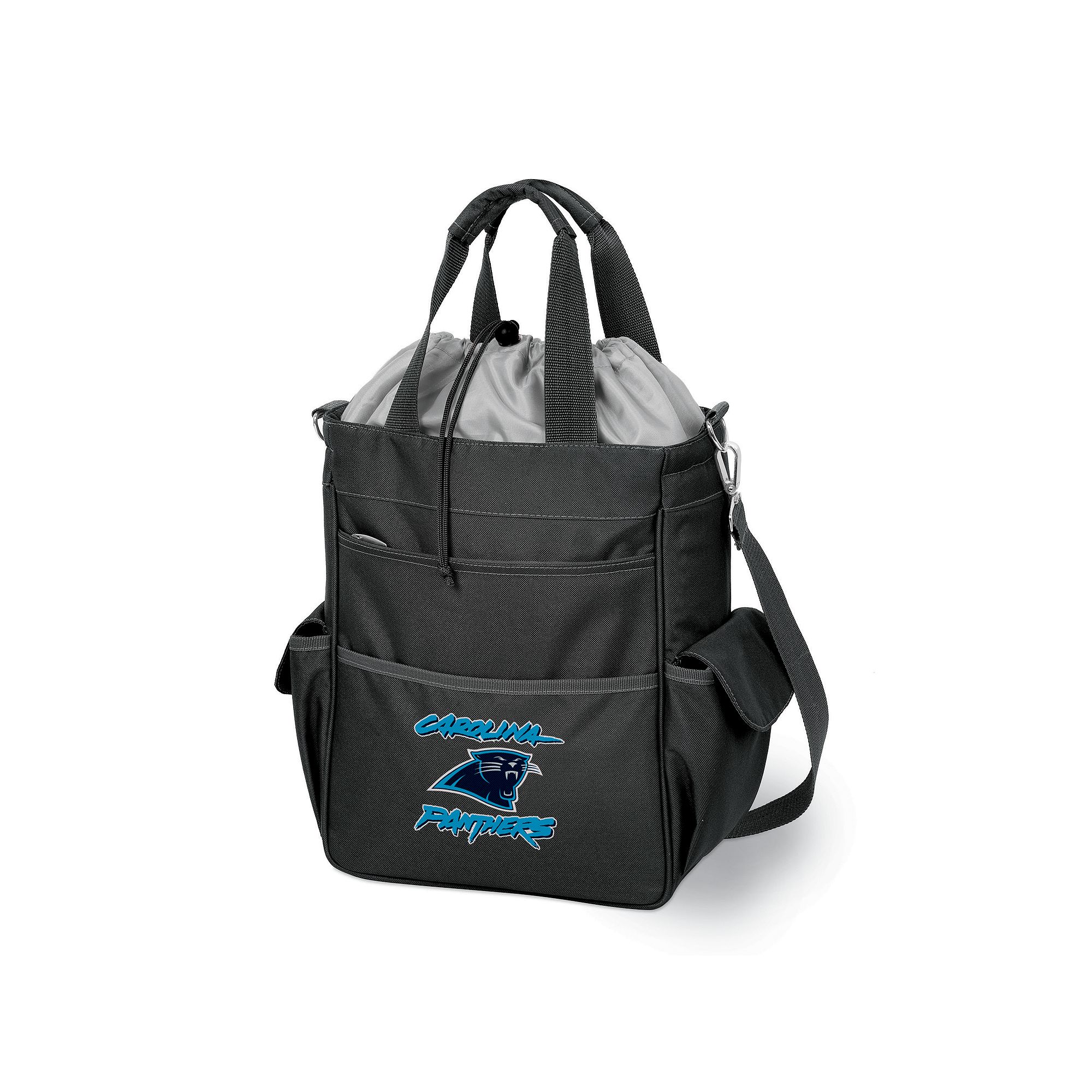 Picnic Time Carolina Panthers Activo Insulated Lunch Cooler, Black