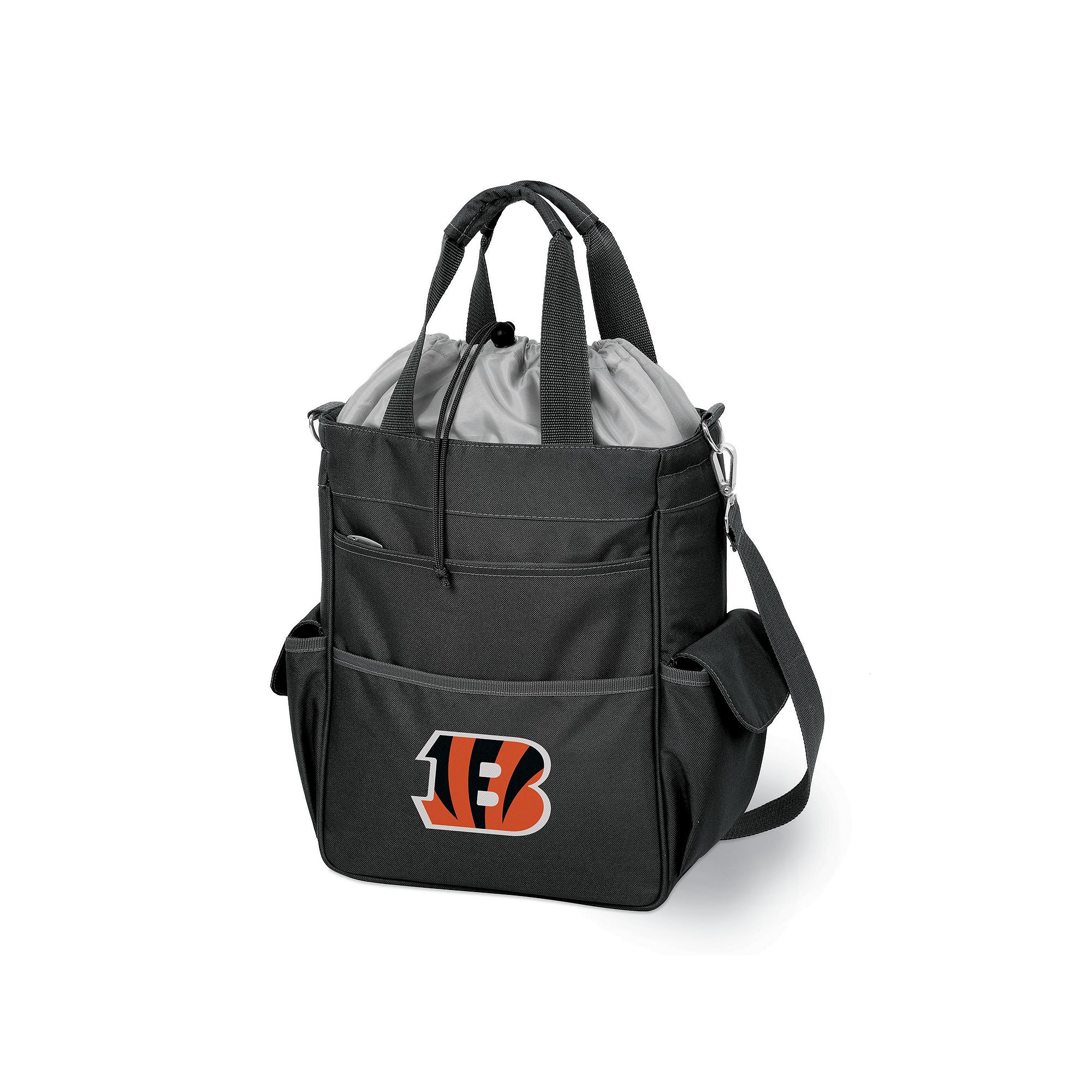 Picnic Time Cincinnati Bengals Activo Insulated Lunch Cooler, Black