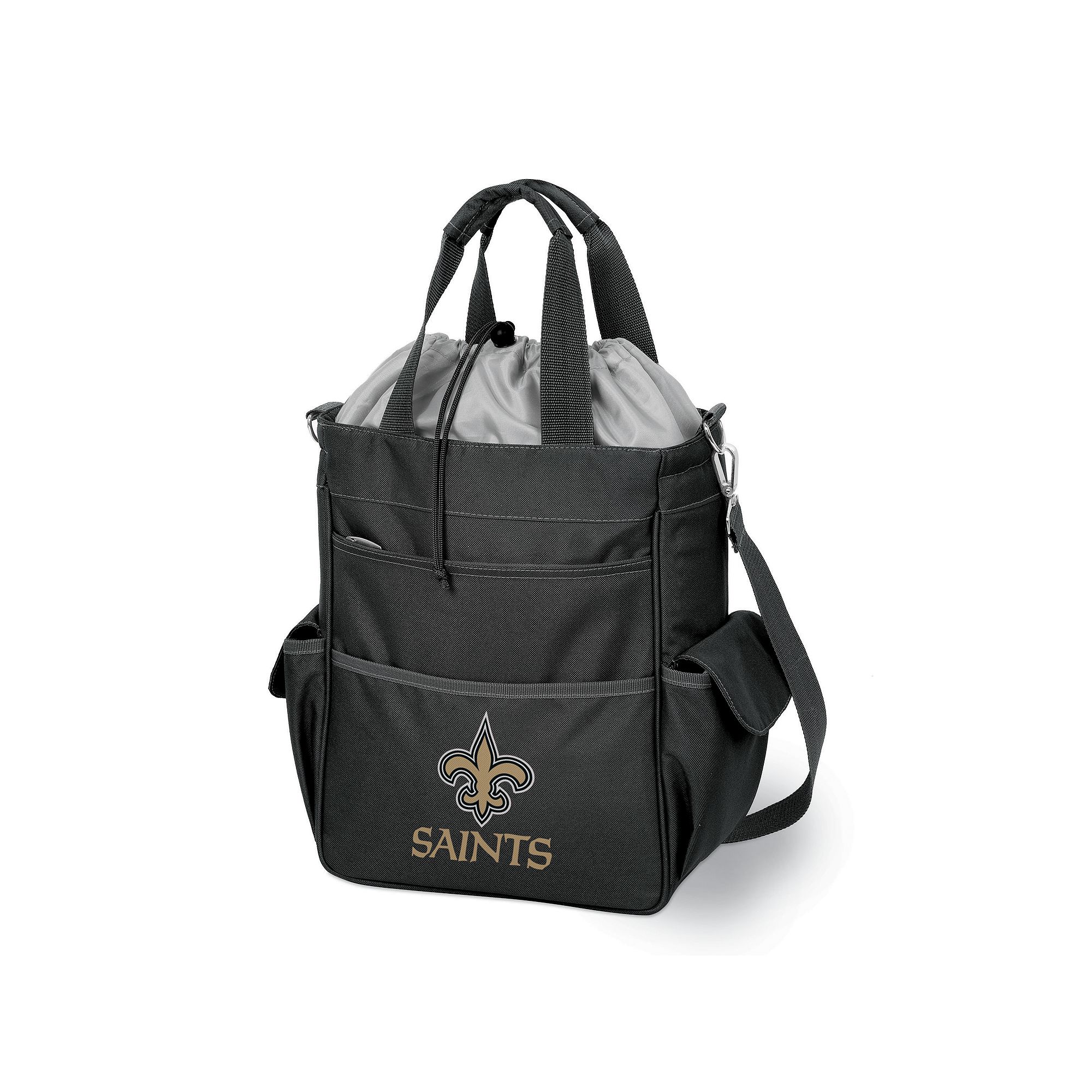 Picnic Time New Orleans Saints Activo Insulated Lunch Cooler, Black
