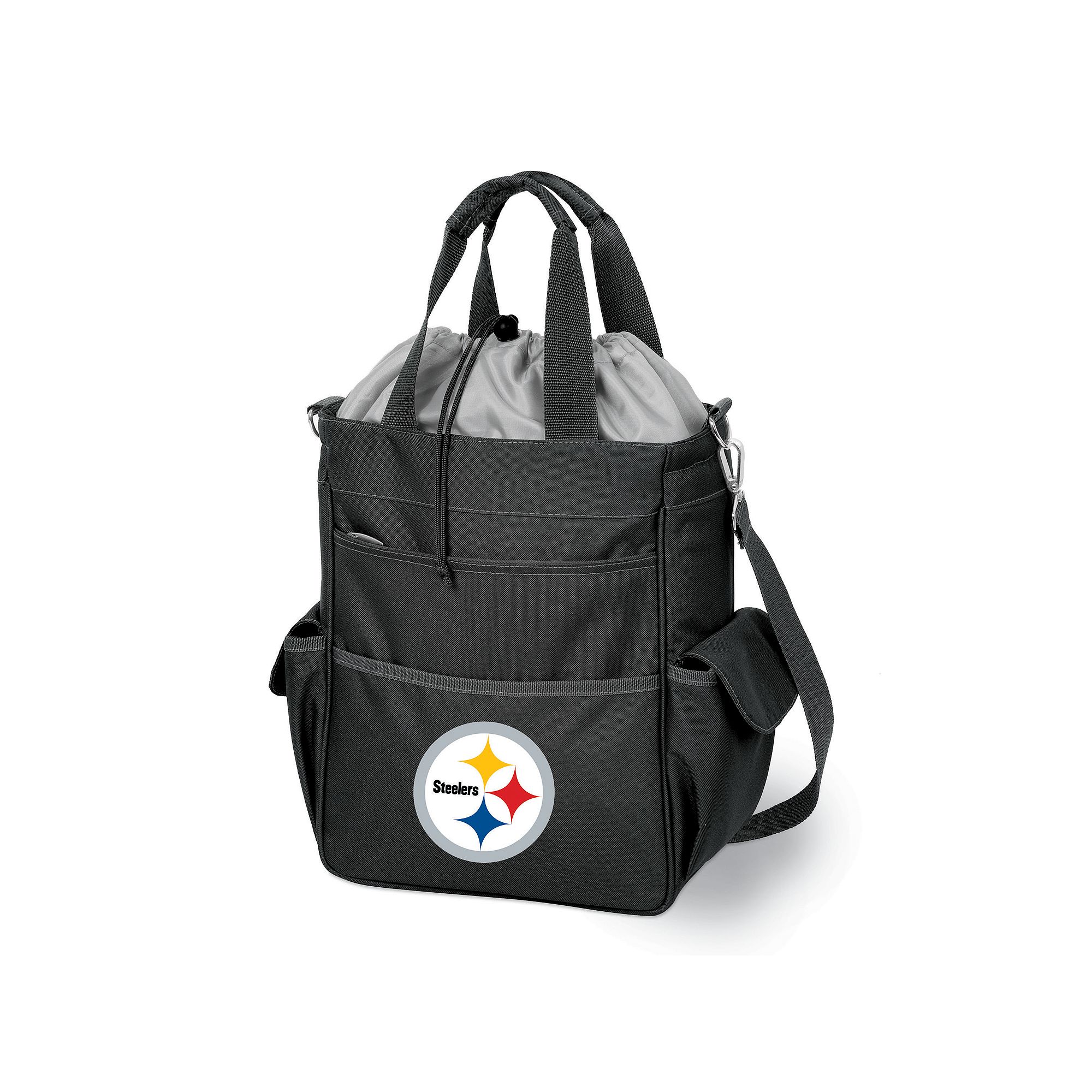 Picnic Time Pittsburgh Steelers Activo Insulated Lunch Cooler, Black