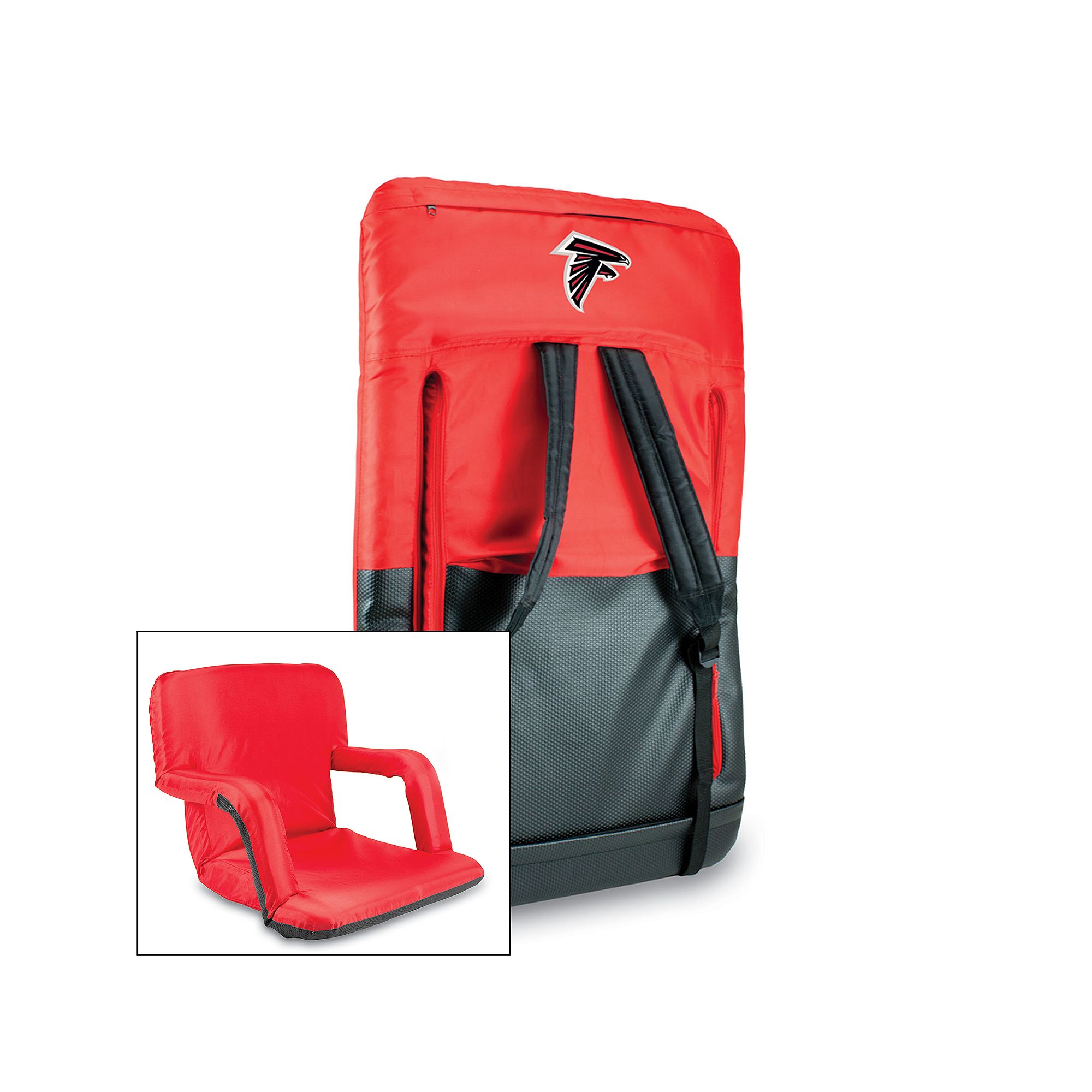 Picnic Time Atlanta Falcons Ventura Portable Chair, Red
