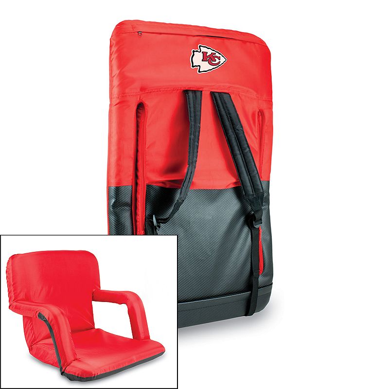 Picnic Time Kansas City Chiefs Ventura Portable Chair, Red
