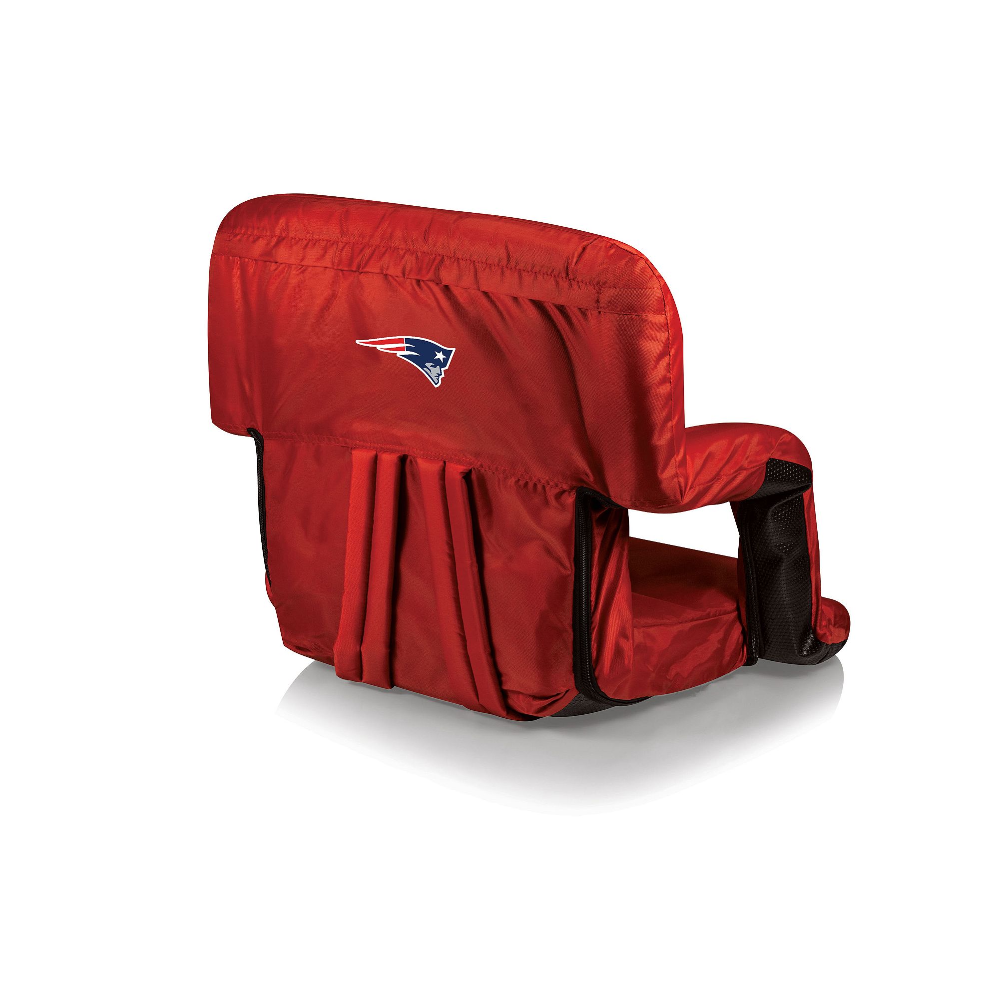 Picnic Time New England Patriots Ventura Portable Chair, Red