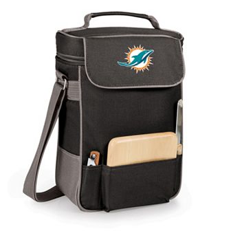 Picnic Time Miami Dolphins Duet Insulated Wine Tote