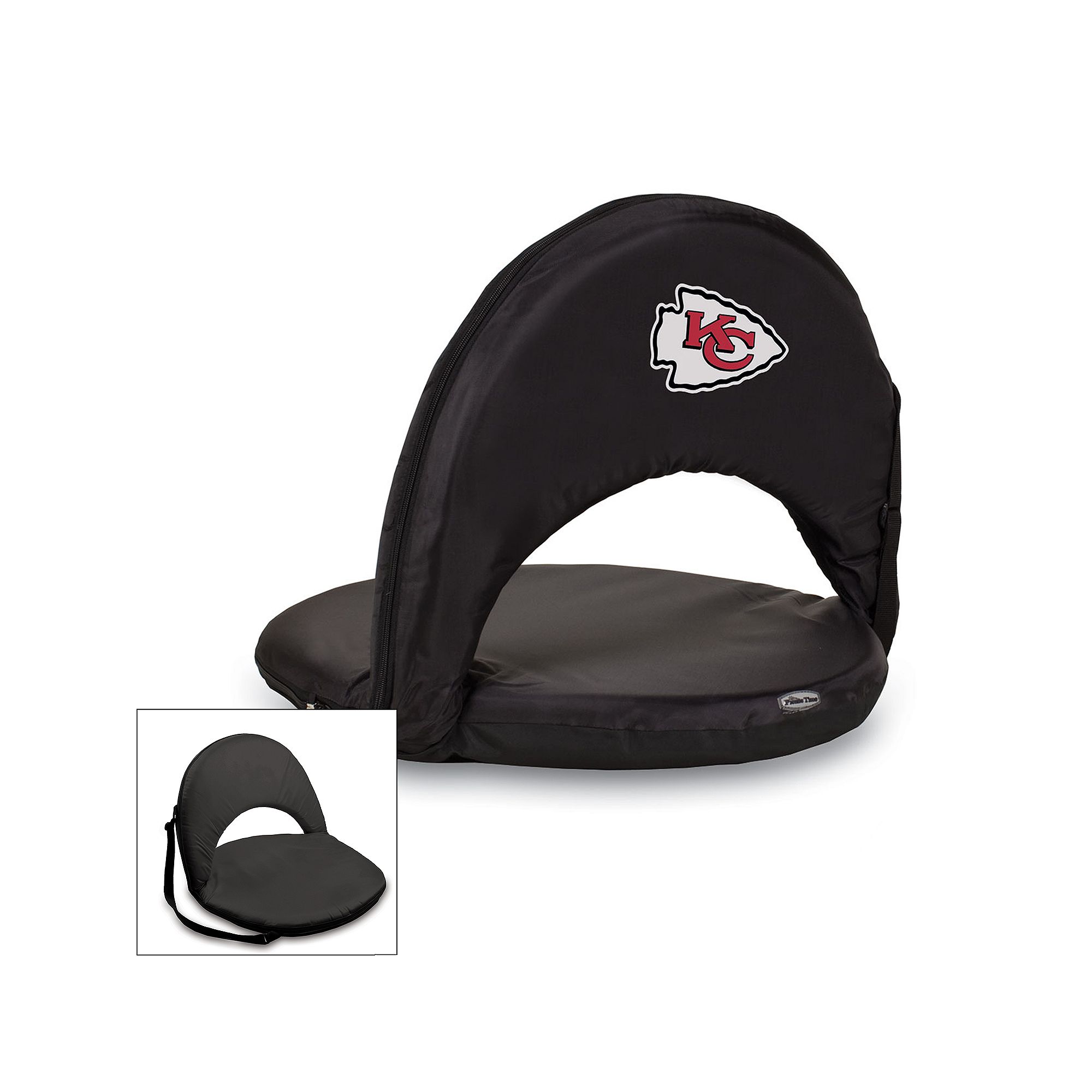 Picnic Time Kansas City Chiefs Oniva Portable Chair, Black