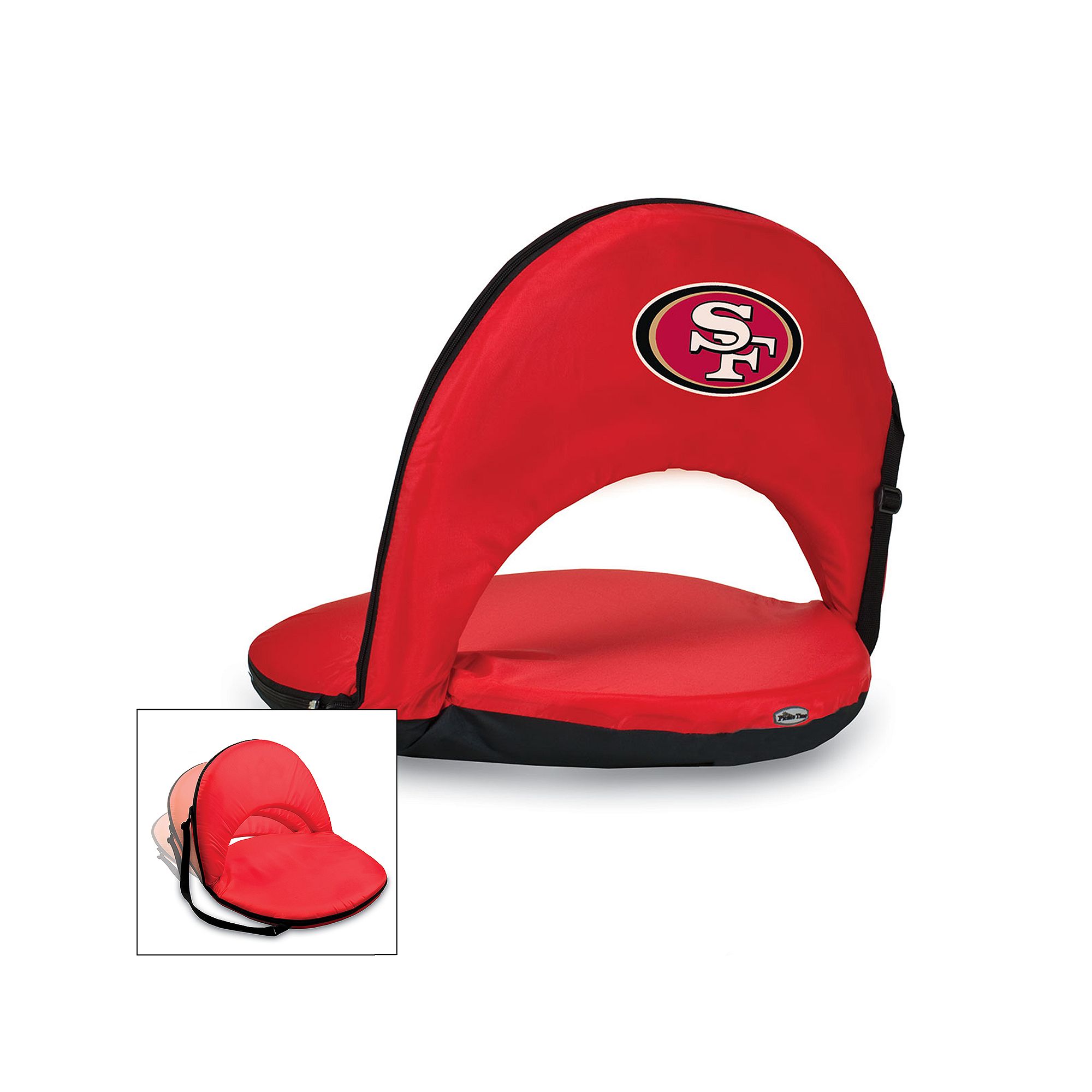 Picnic Time San Francisco 49ers Oniva Portable Chair, Red