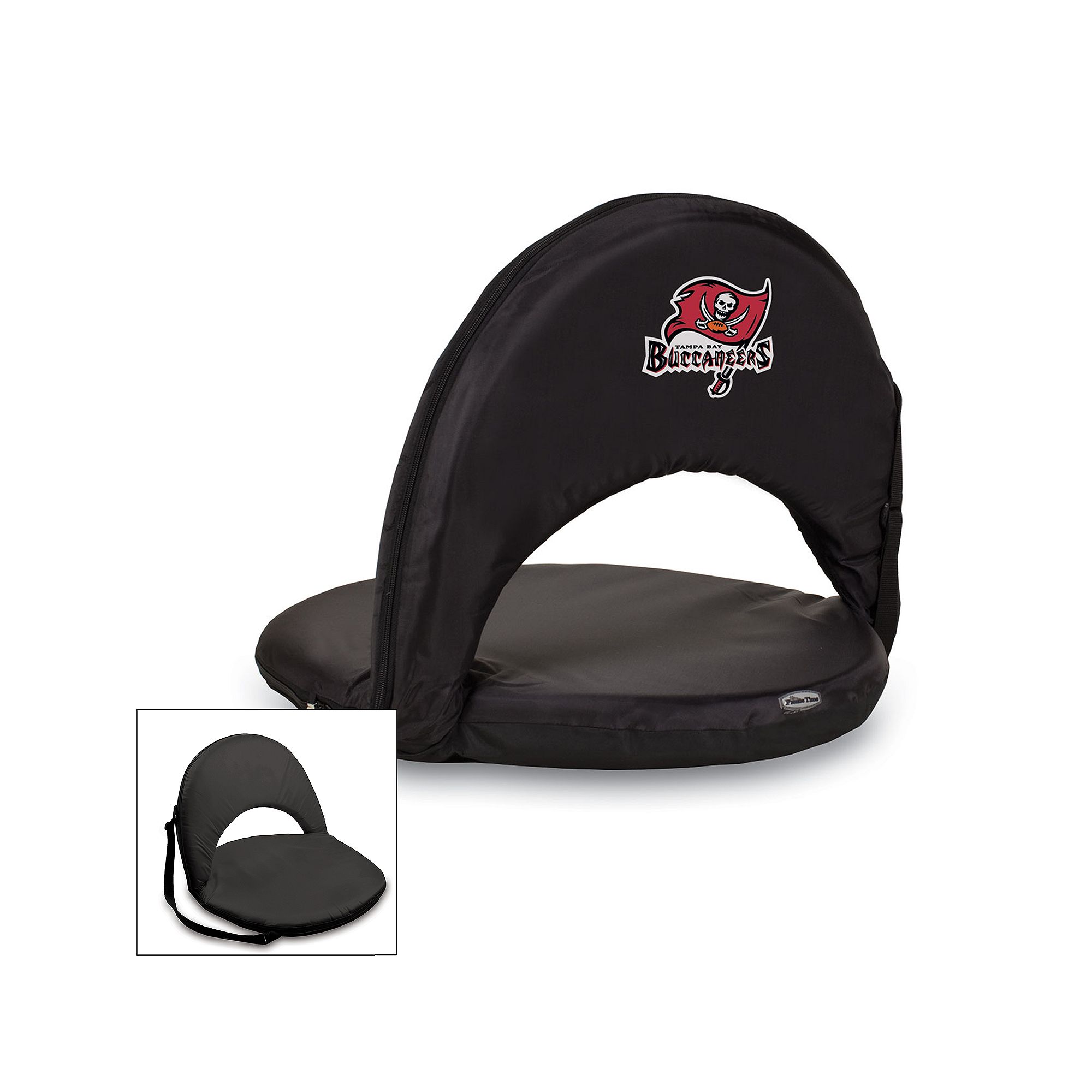 Picnic Time Tampa Bay Buccaneers Oniva Portable Chair, Black
