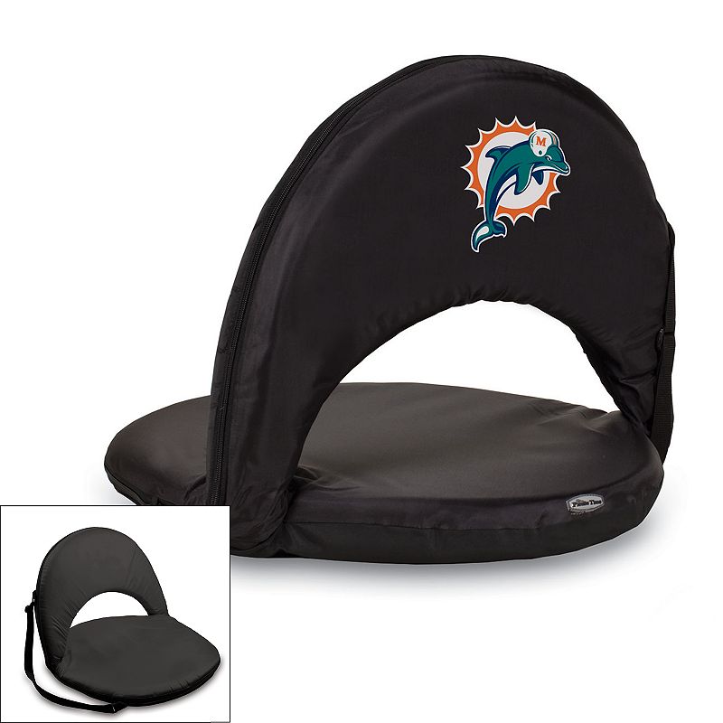 Picnic Time Miami Dolphins Oniva Portable Chair, Black