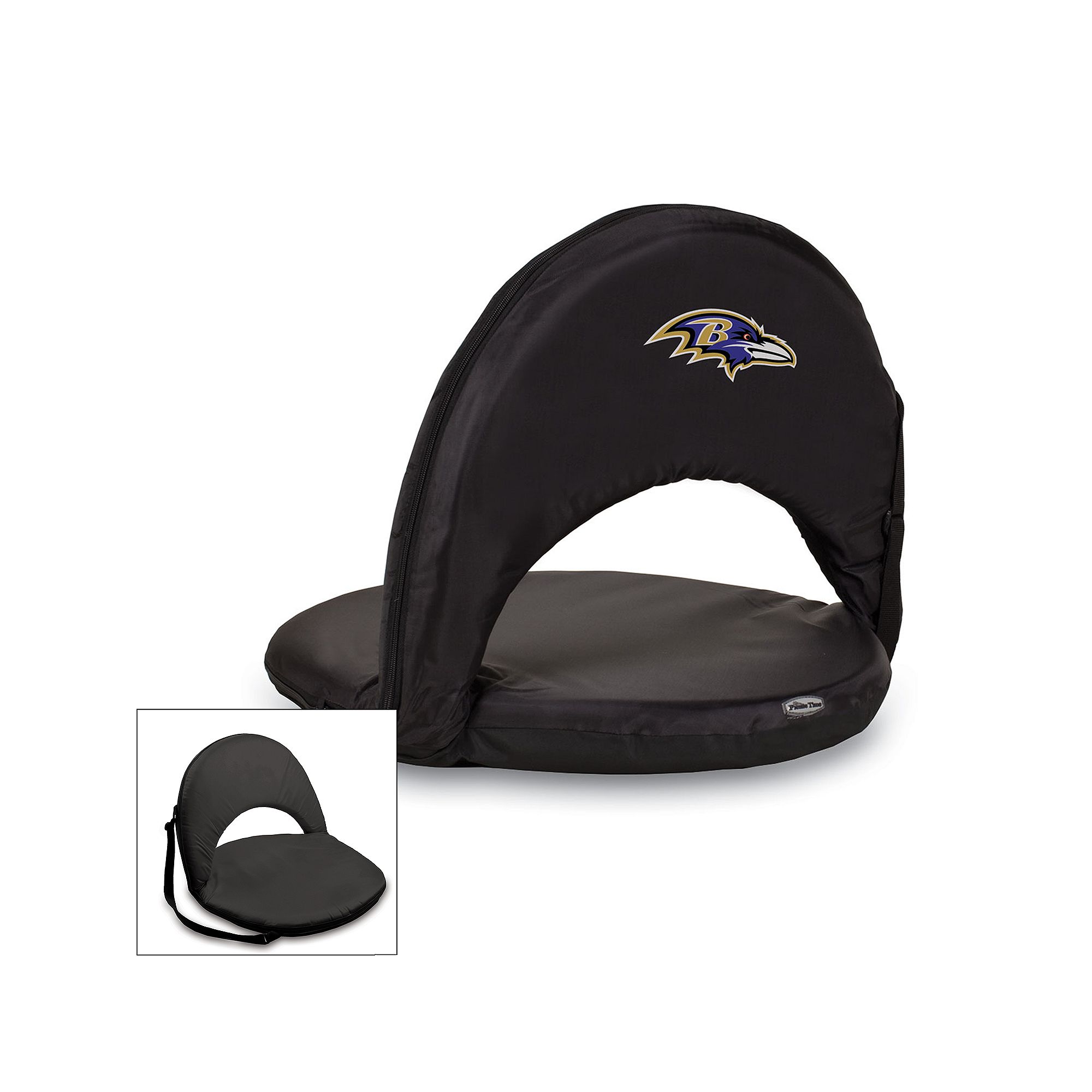 Picnic Time Baltimore Ravens Oniva Portable Chair, Black
