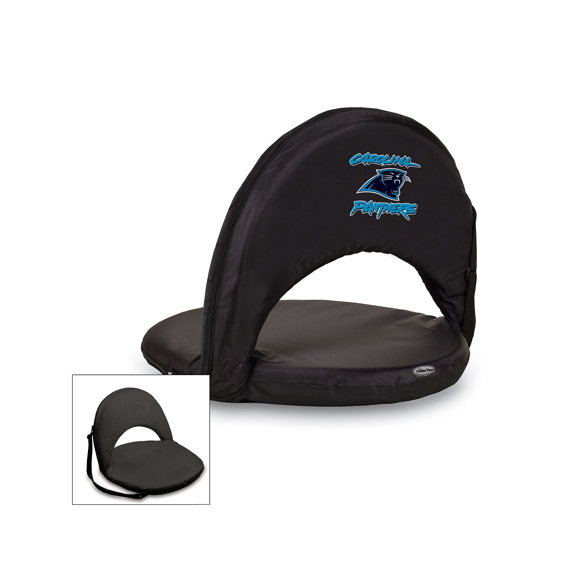 Picnic Time Carolina Panthers Oniva Portable Chair, Black