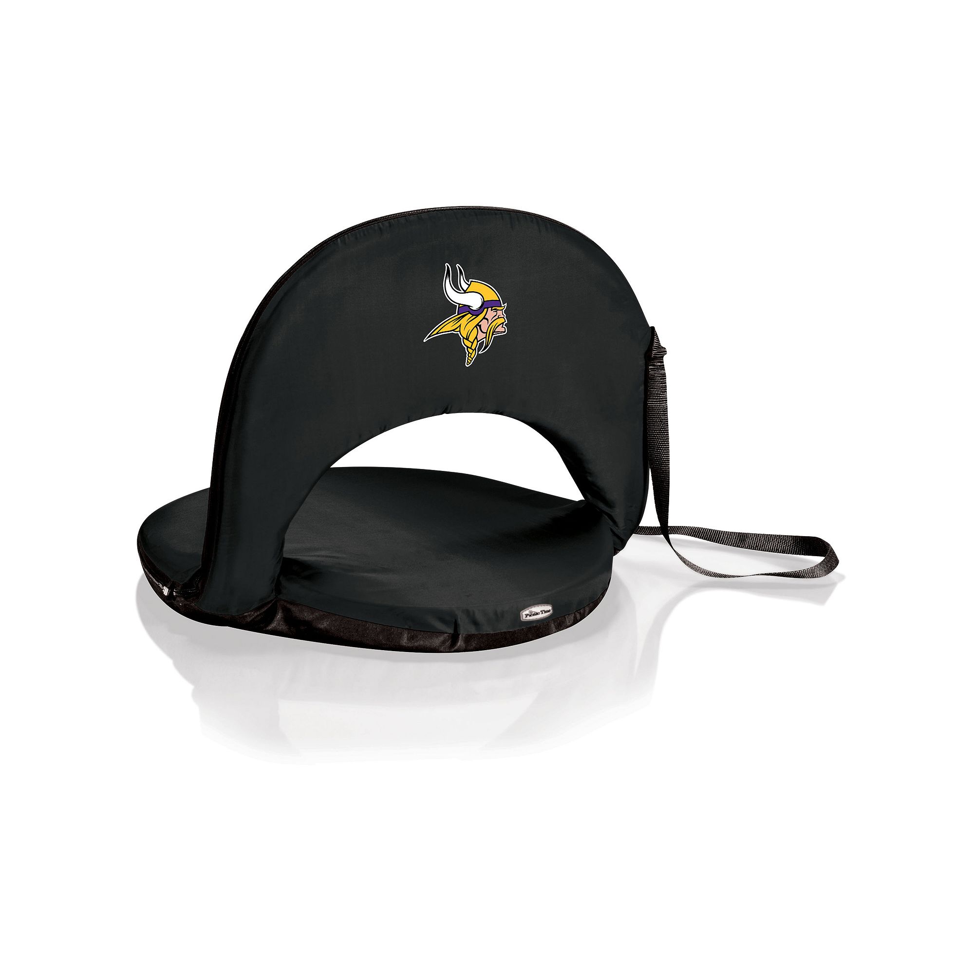 Picnic Time Minnesota Vikings Oniva Portable Chair, Black