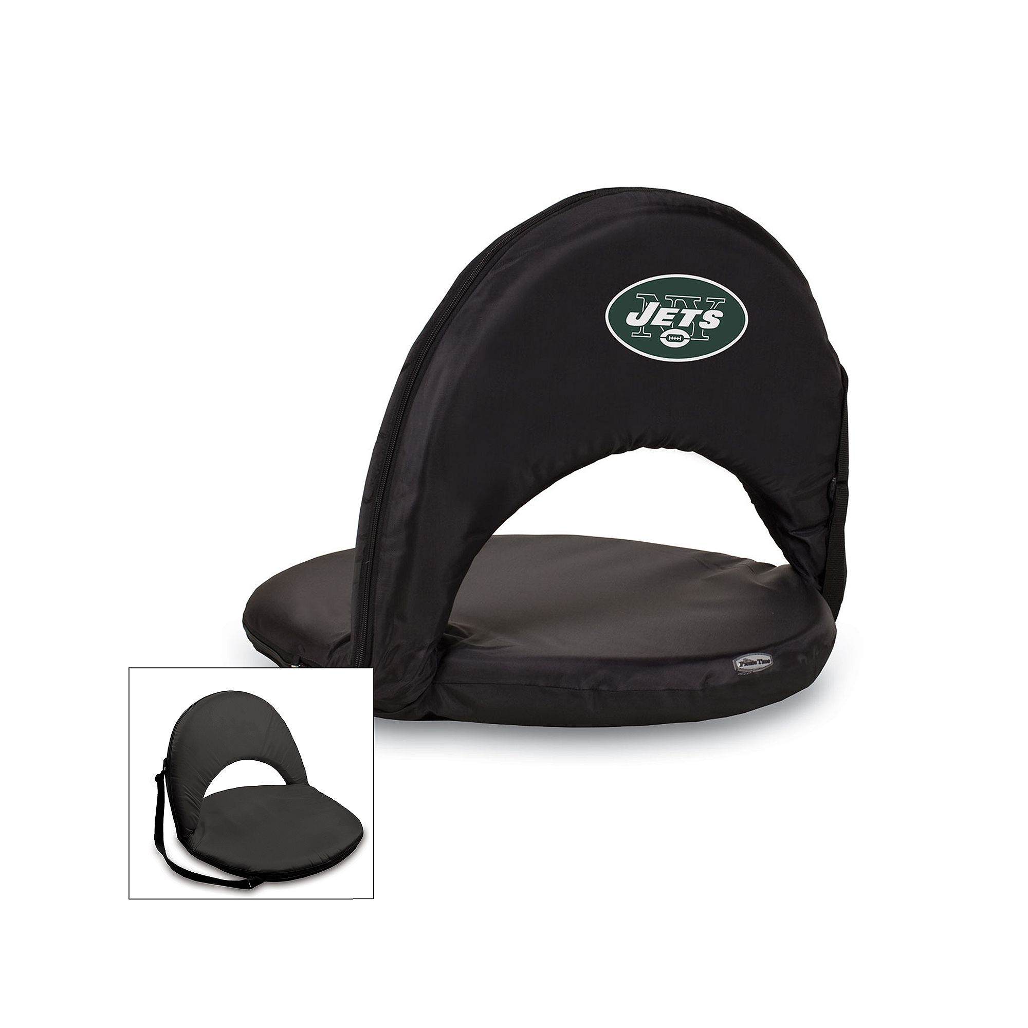 Picnic Time New York Jets Oniva Portable Chair, Black