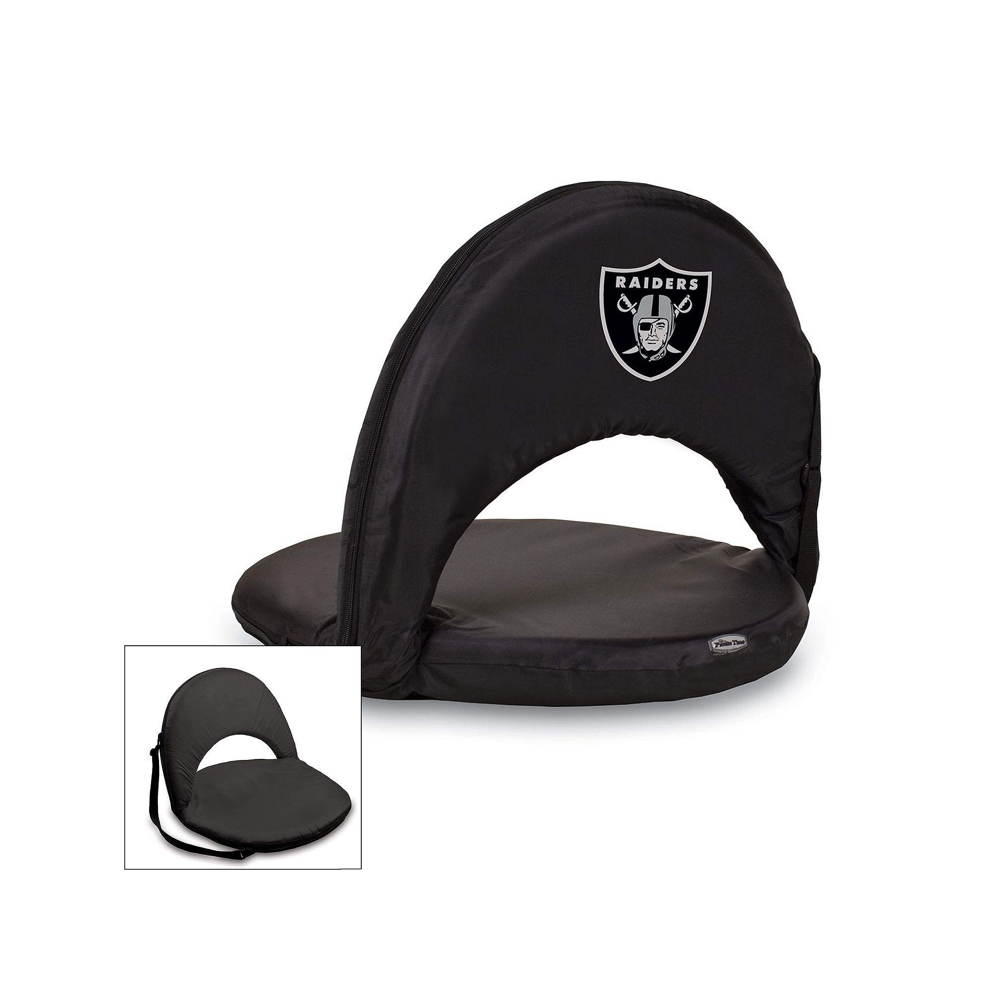 Picnic Time Oakland Raiders Oniva Portable Chair, Black