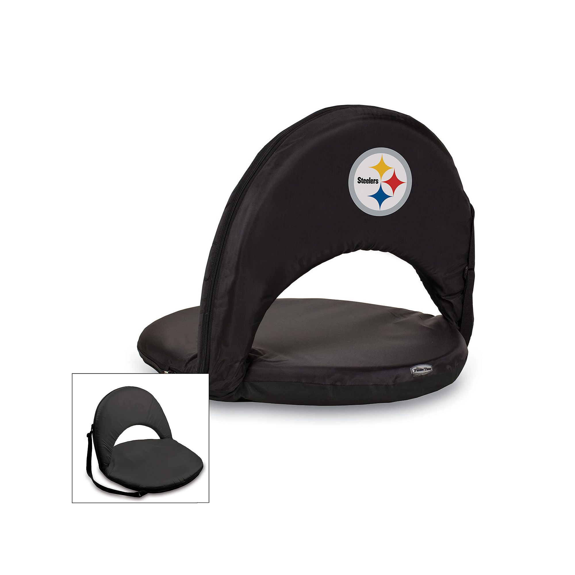 Picnic Time Pittsburgh Steelers Oniva Portable Chair, Black