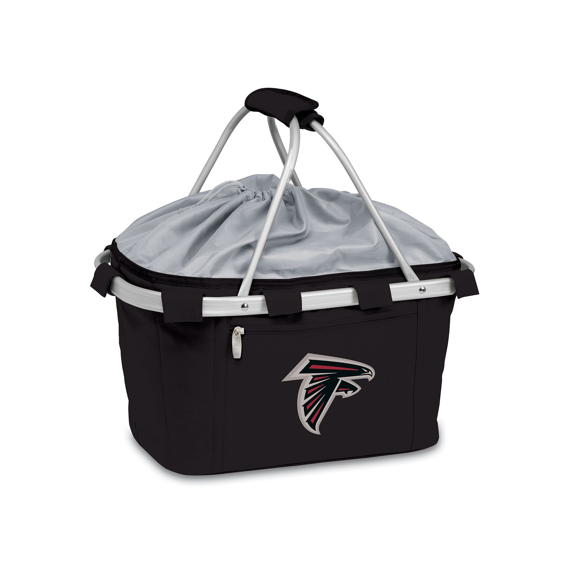 Picnic Time NFL Metro Insulated Picnic Basket, Atlanta Falcons Black