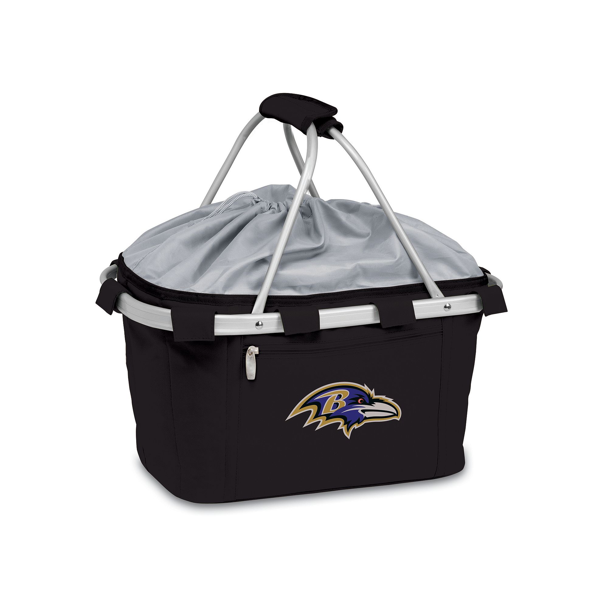 Picnic Time NFL Metro Insulated Picnic Basket, Baltimore Ravens