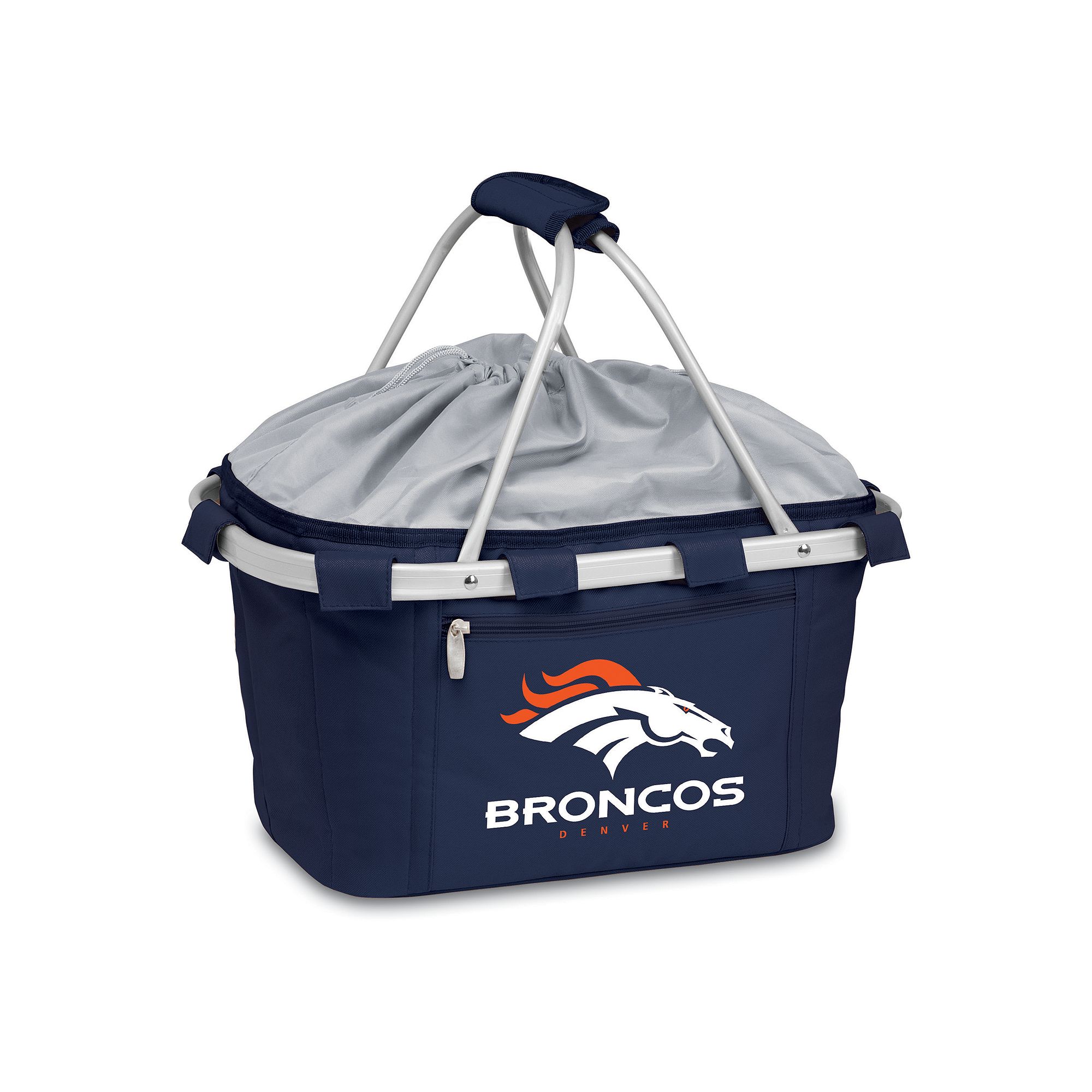 Picnic Time NFL Metro Insulated Picnic Basket, Denver Broncos Blue