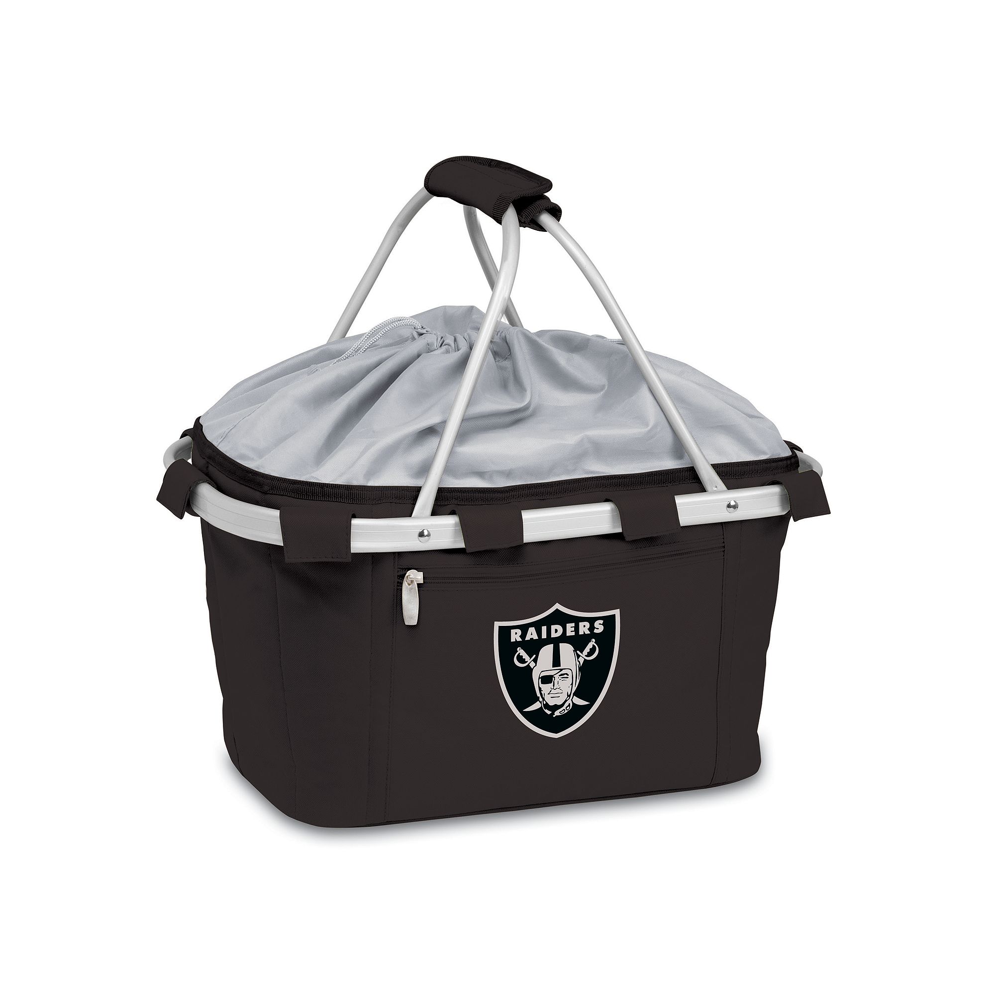 Picnic Time NFL Metro Insulated Picnic Basket, Oakland Raiders