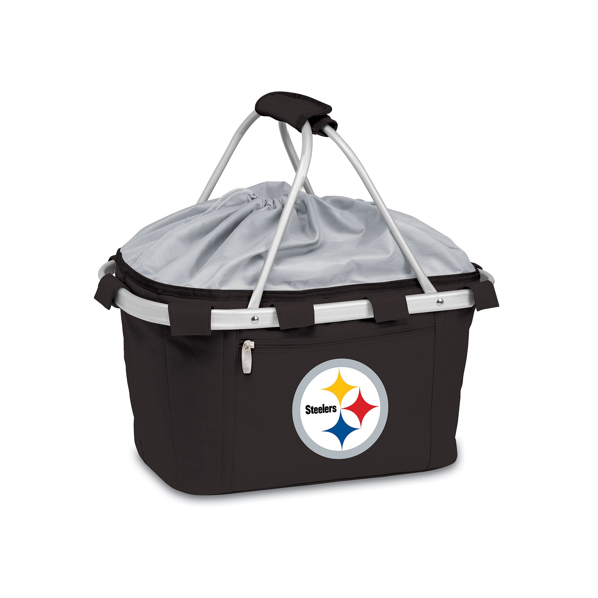 Picnic Time NFL Metro Insulated Picnic Basket, Pittsburgh Steelers