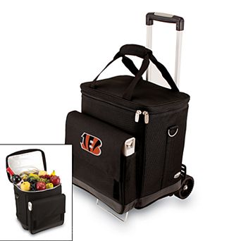Picnic Time Cincinnati Bengals Cellar Insulated Wine Cooler & Hand Cart