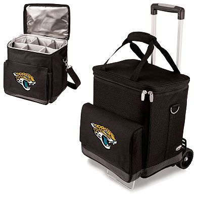 Picnic Time Jacksonville Jaguars Cellar Insulated Wine Cooler & Hand Cart