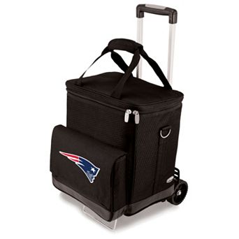 Picnic Time New England Patriots Cellar Insulated Wine Cooler & Hand Cart