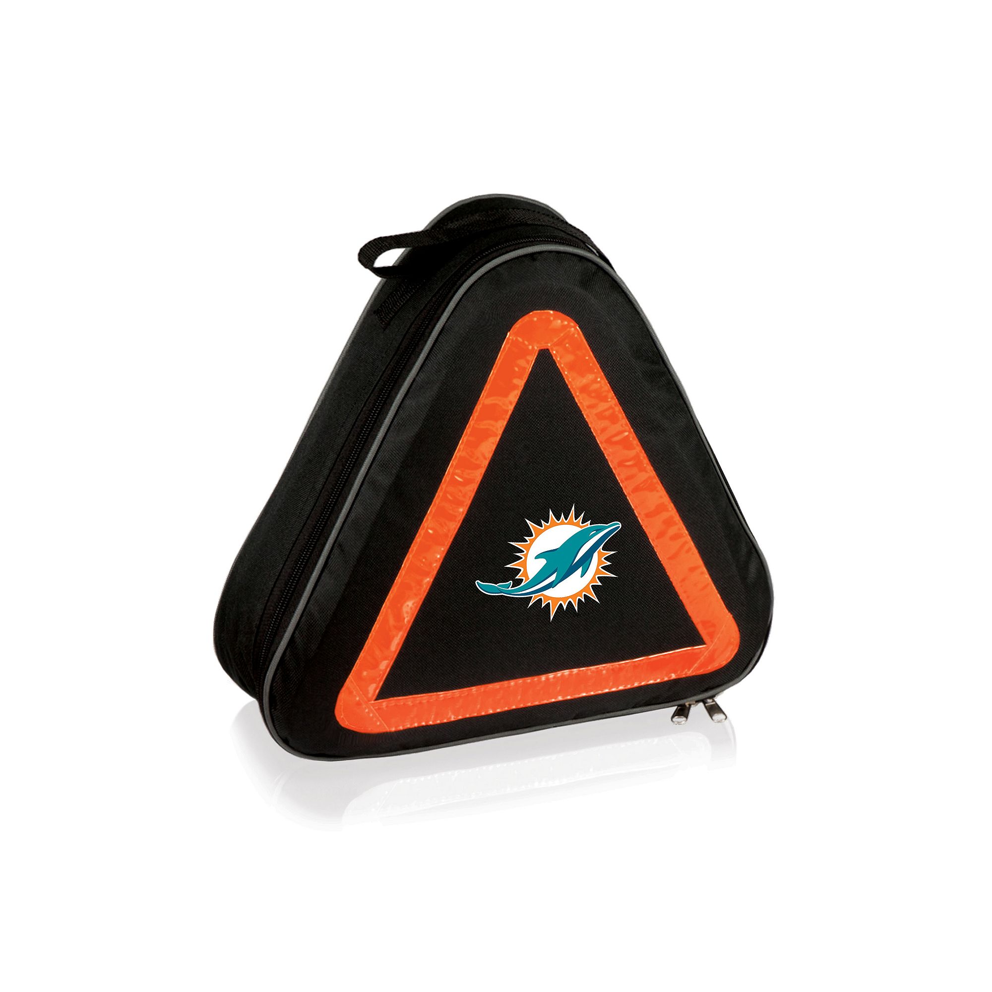 Picnic Time Miami Dolphins Roadside Emergency Kit, Black