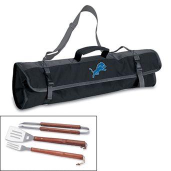 Picnic Time Detroit Lions 4 pc Barbecue Tote Set