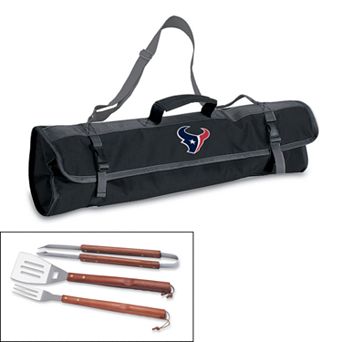 Picnic Time Houston Texans 4 pc Barbecue Tote Set