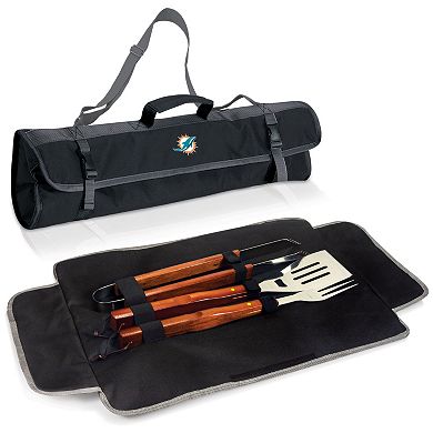 Picnic Time Miami Dolphins 4-pc. Barbecue Tote Set