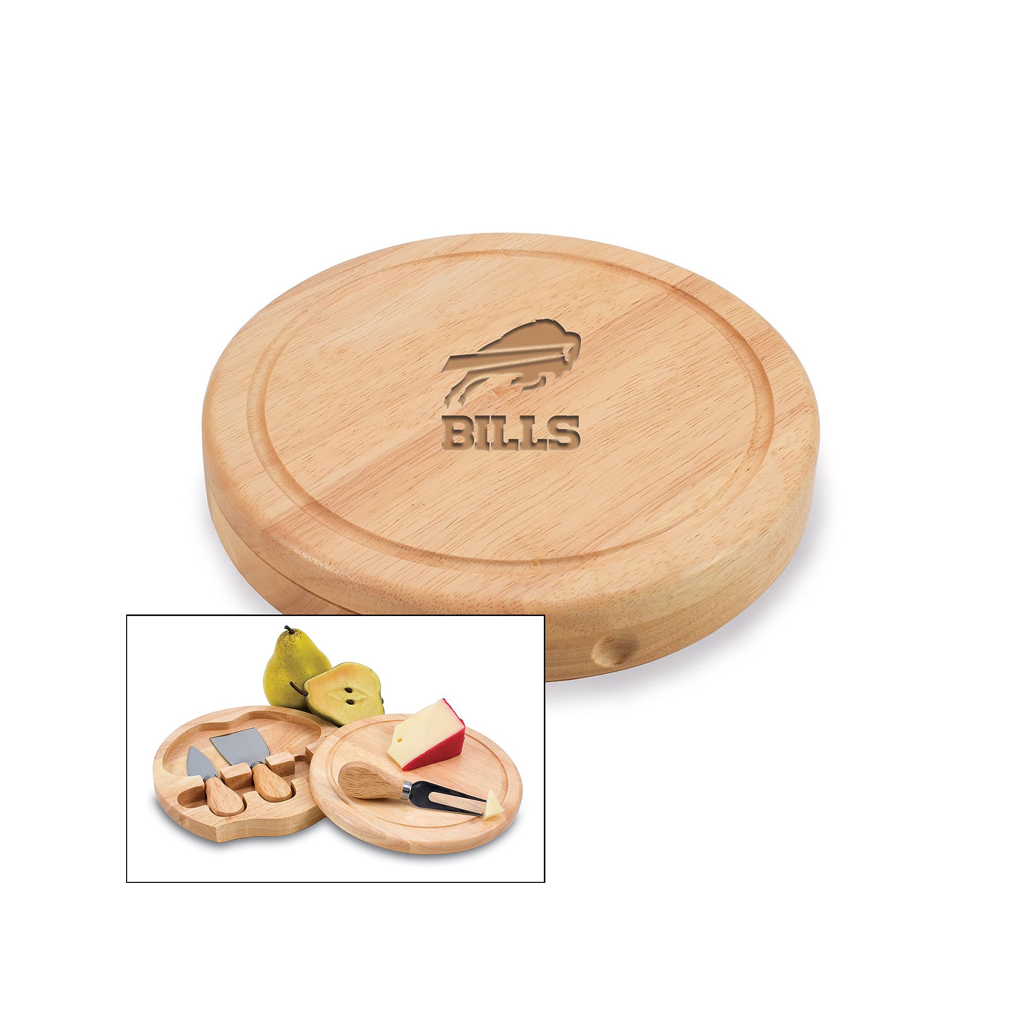 Picnic Time Buffalo Bills Brie Cheese Board Set