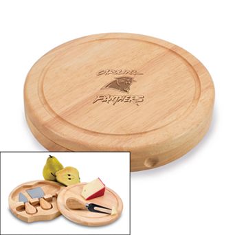 Picnic Time Carolina Panthers Brie Cheese Board Set
