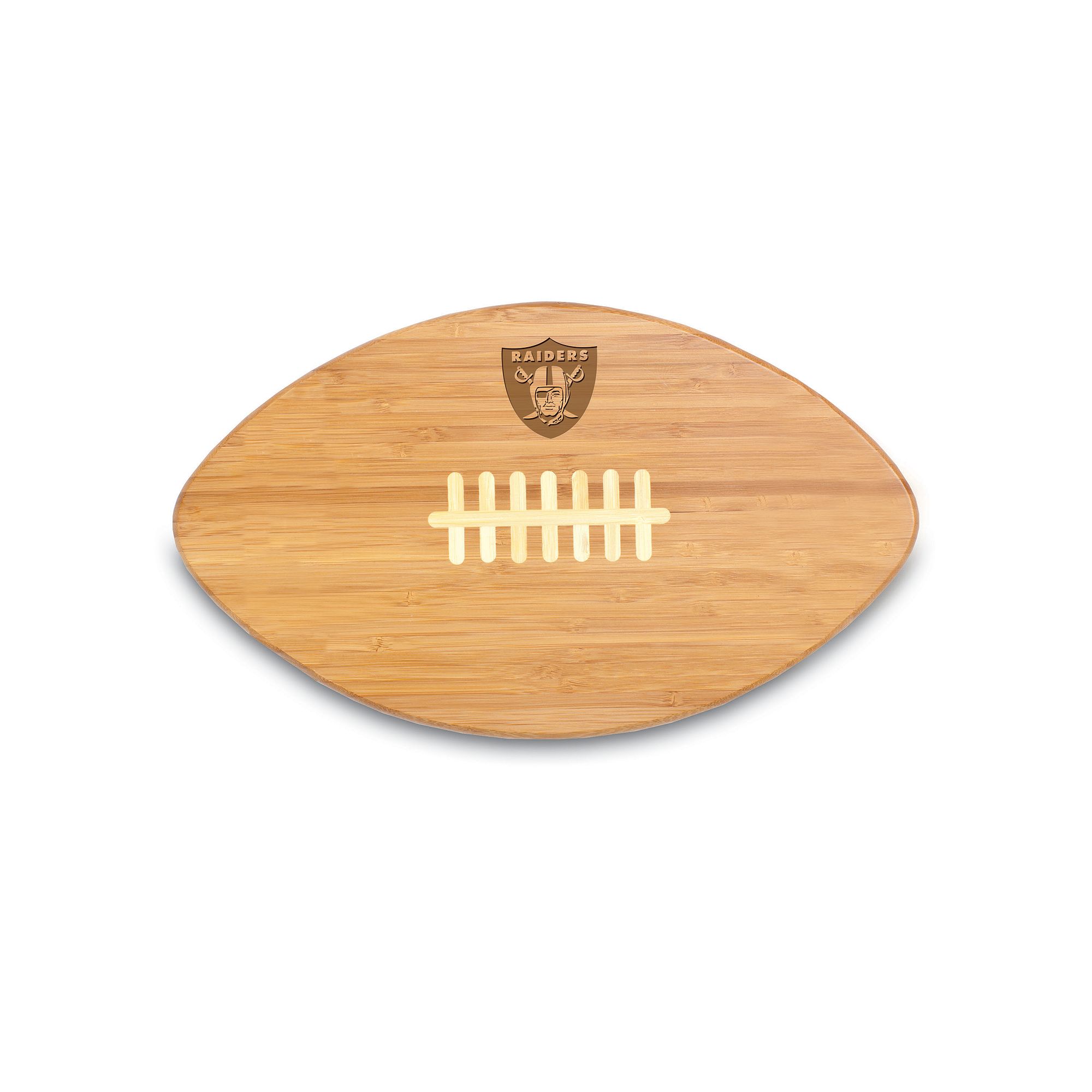 Picnic Time Oakland Raiders Touchdown Pro! Cutting Board, Brown