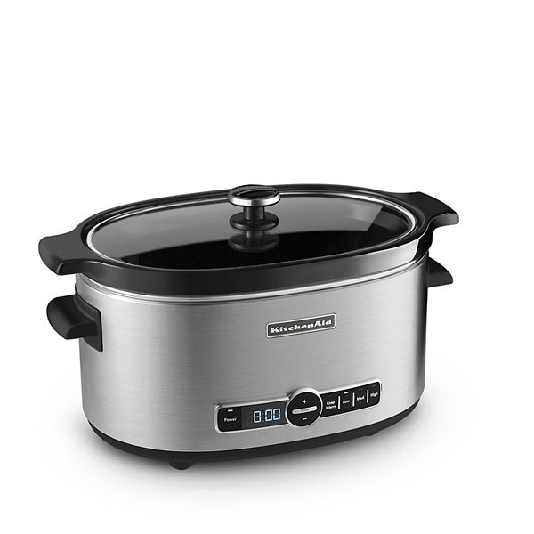 KitchenAid® KSC6223SS 6-qt. Steel Oval Cooker