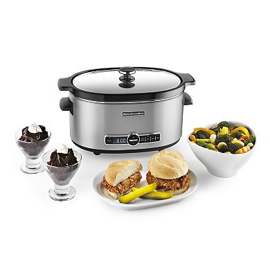 KitchenAid KSC6223SX 6-qt. Stainless Steel Oval Slow Cooker
