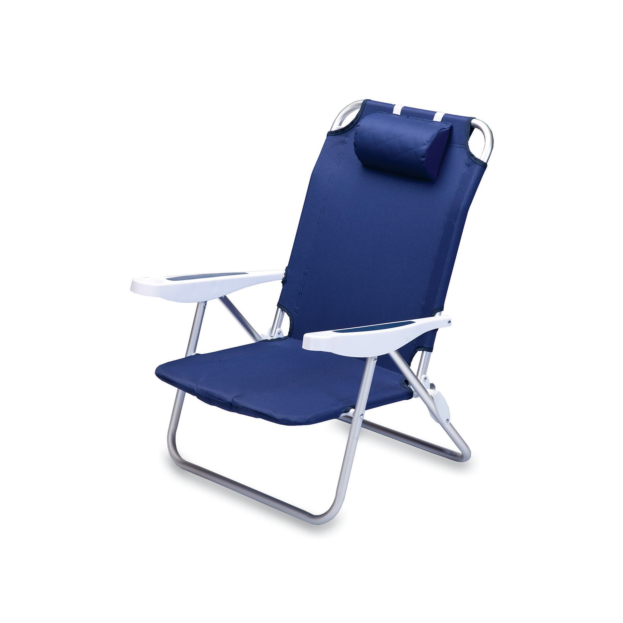 Picnic Time Monaco Beach Chair, Blue