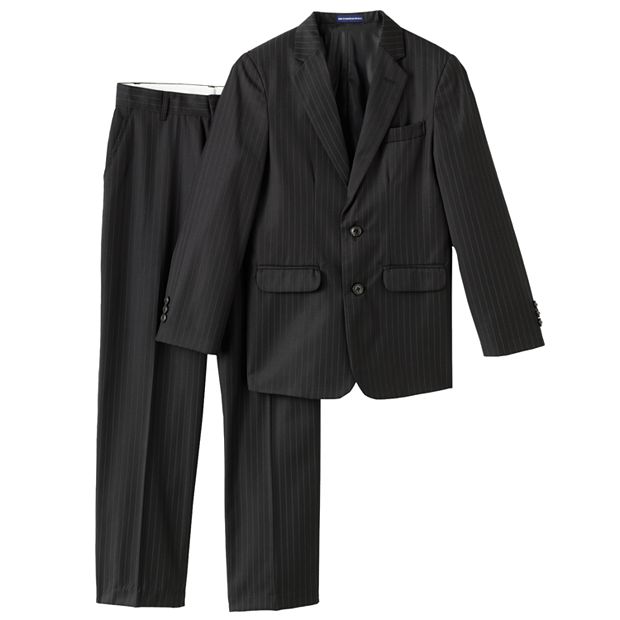 Chaps Pinstripe Suit Boys 8 20